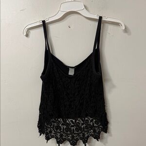 Black Lace Tank Top 90’s